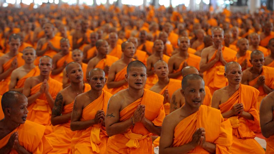 Bouddhisme Moines-boudistes